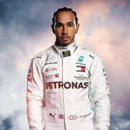Mercedes Benz AMG Petronas Lewis Hamilton 2019 Race Suit F1 Replica