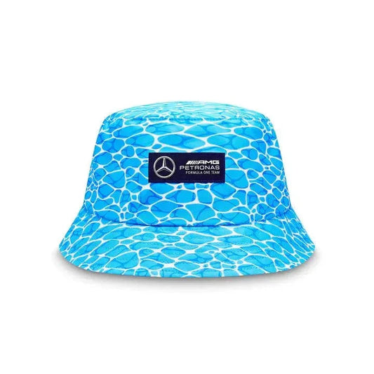 Mercedes Benz F1 Special Edition George Russell 2023 "No Diving" Miami GP Bucket Hat -Blue