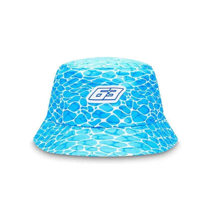 Mercedes Benz F1 Special Edition George Russell 2023 "No Diving" Miami GP Bucket Hat -Blue