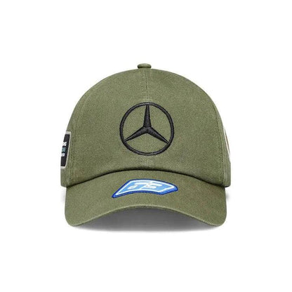 Mercedes Benz F1 Special Edition George Russell 2023 Vintage Baseball Hat-Green