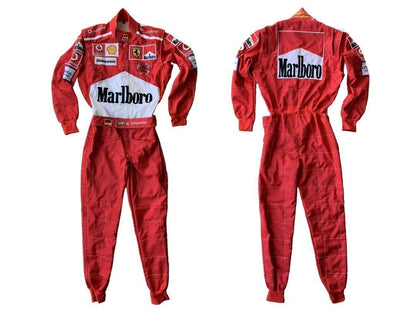 Michael Schumacher 2001 New Replica Race Suit Ferrari F1