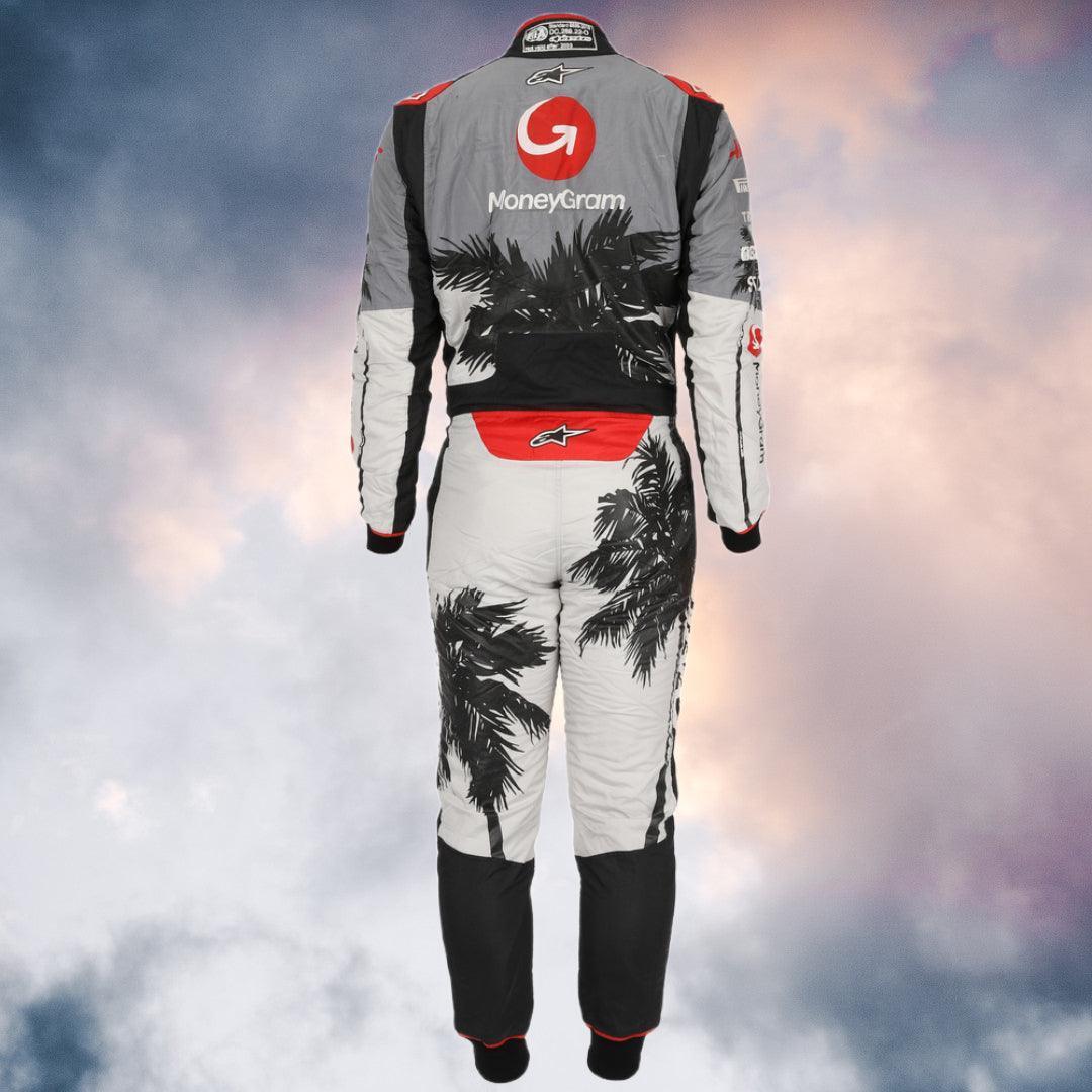 NEW KEVIN MAGNUSSEN 2023 HAAS F1 TEAM RACE WEEKEND WORN RACE SUIT