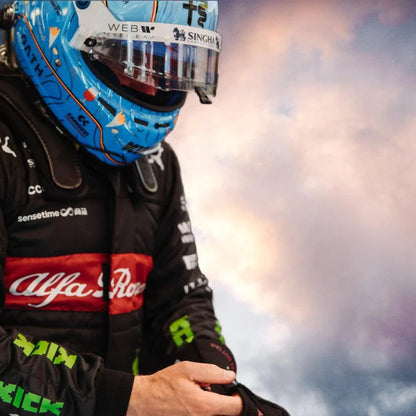 NEW VALTTERI BOTTAS 2023 ALFA ROMEO F1 TEAM KICK REPLICA RACE SUIT - BELGIAN GP