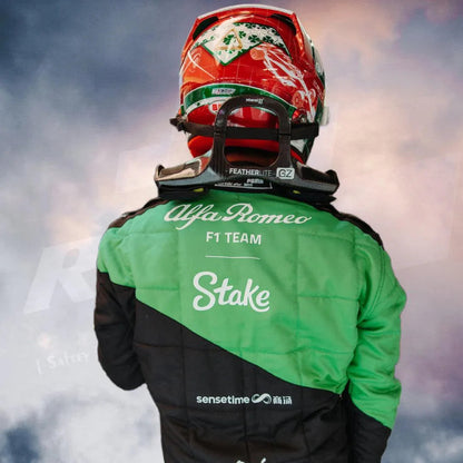 NEW VALTTERI BOTTAS 2023 ALFA ROMEO F1 TEAM STAKE RACE SUIT - ITALIAN GP