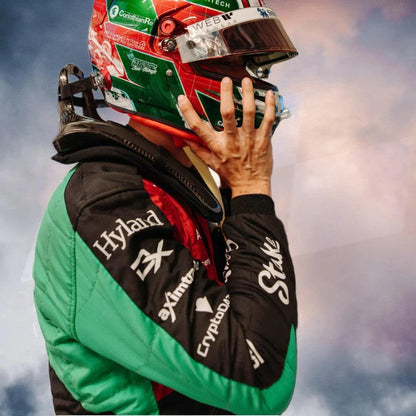 NEW ZHOU GUANYU 2023 ALFA ROMEO F1 TEAM STAKE RACE SUIT - ITALIAN GP