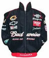Nascar Dale Earnhardt Jr Racing Jacket Black with Red - Vintage F1 Racewear