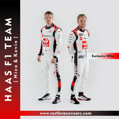 New Kevin Magnussen Race Suit F1 Haas Team 2023