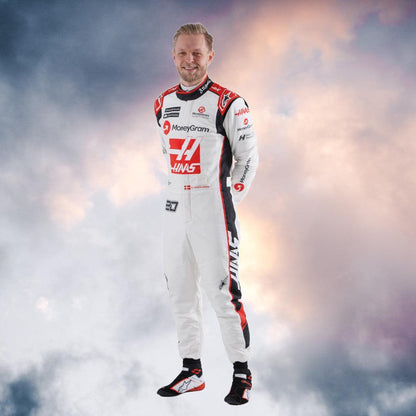 New Kevin Magnussen Race Suit F1 Haas Team 2023