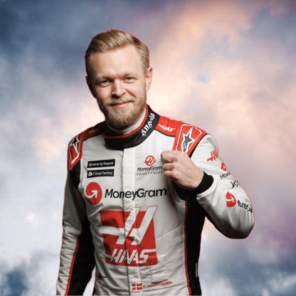 New Kevin Magnussen Race Suit F1 Haas Team 2023