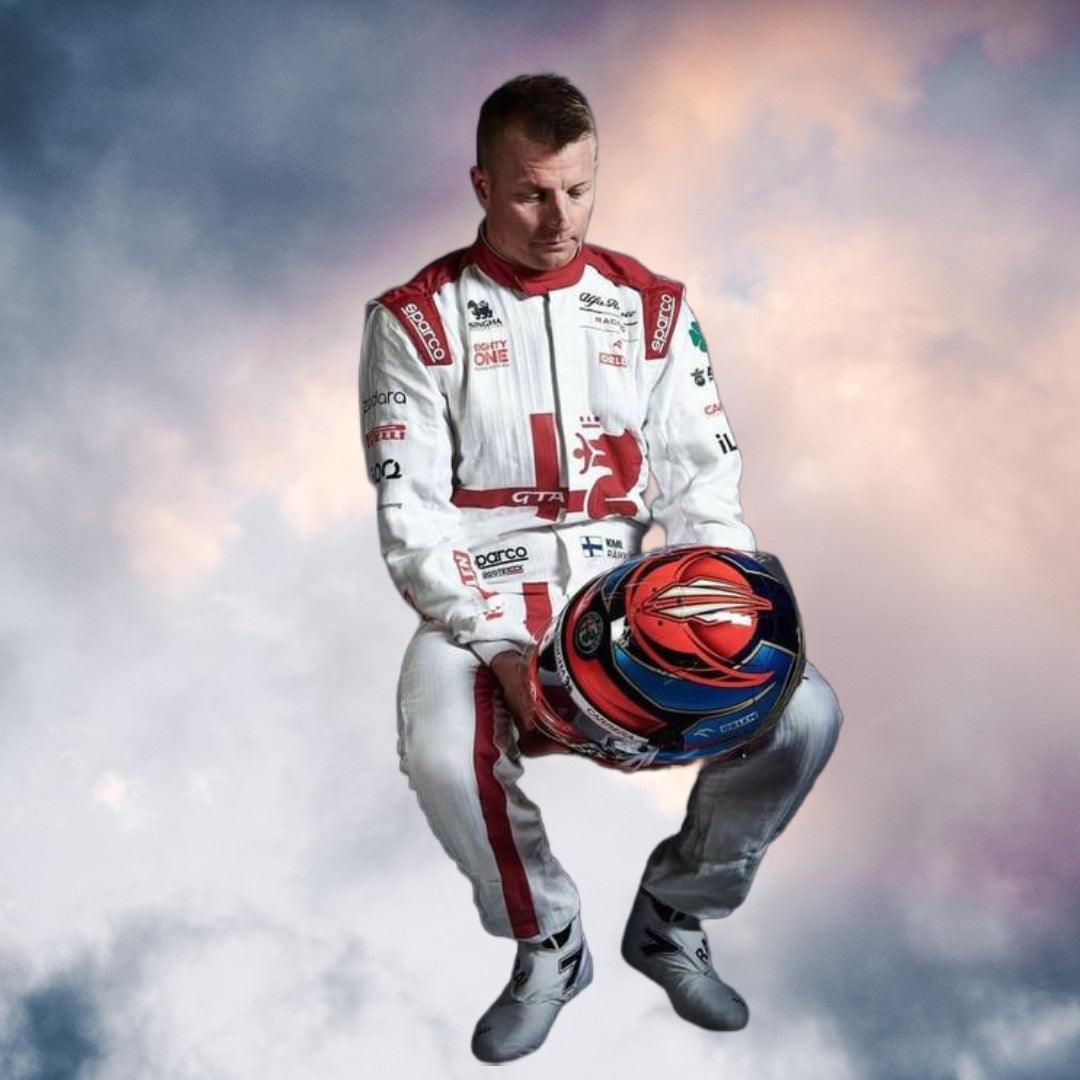 New Kimi Raikkonen 2021 Alfa Romeo F1 Race Suit