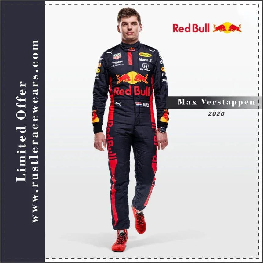 New Redbull Race Suit 2020 Max Verstappen F1 Replica