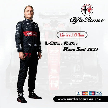 New Valtteri Bottas Alfa Romeo Race Suit 2023 F1