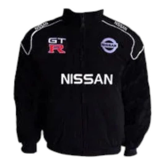 Nissan GTR Jacket Black - F1 Vintage Racewear