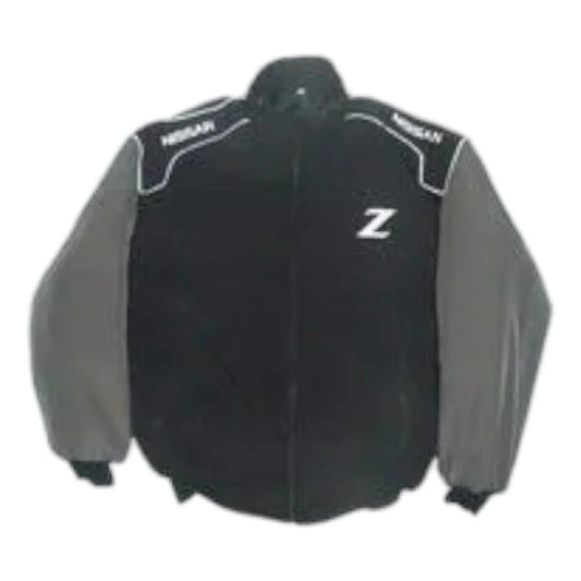 Nissan Z Jacket Black, Dark Gray - F1 Vintage Racewear
