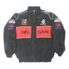 Nissan Racing Jacket Black and Red - Vintage F1 Racewear