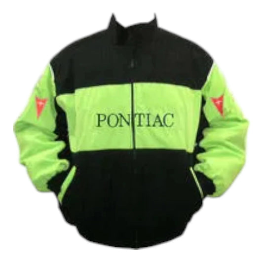 Pontiac Racing Jacket Green and Black - F1 Vintage Racewear