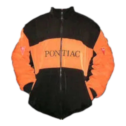 Pontiac Racing Jacket Orange and Black - F1 Vintage Racewear