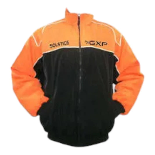 Pontiac Solstice GXP Racing Jacket Black and Orange - F1 Vintage Racewear