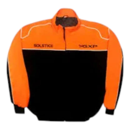 Pontiac Solstice GXP Racing Jacket Black and Orange - F1 Vintage Racewear