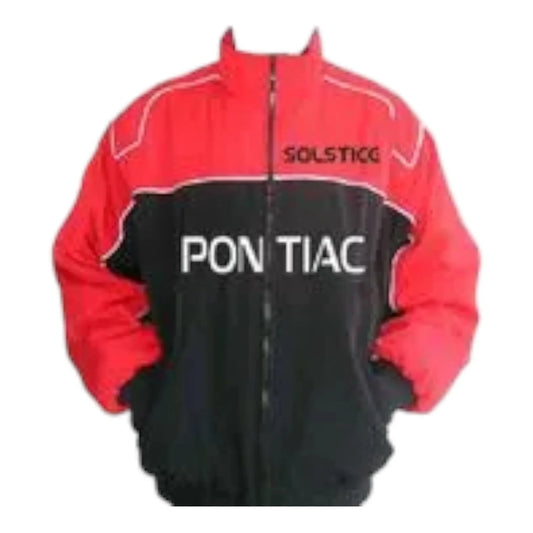 Pontiac Solstice Racing Jacket Black and Red - F1 Vintage Racewear