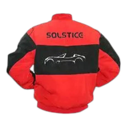Pontiac Solstice Racing Jacket Black with Red - F1 Vintage Racewear