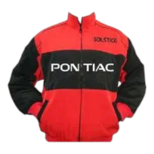 Pontiac Solstice Racing Jacket Black with Red - F1 Vintage Racewear