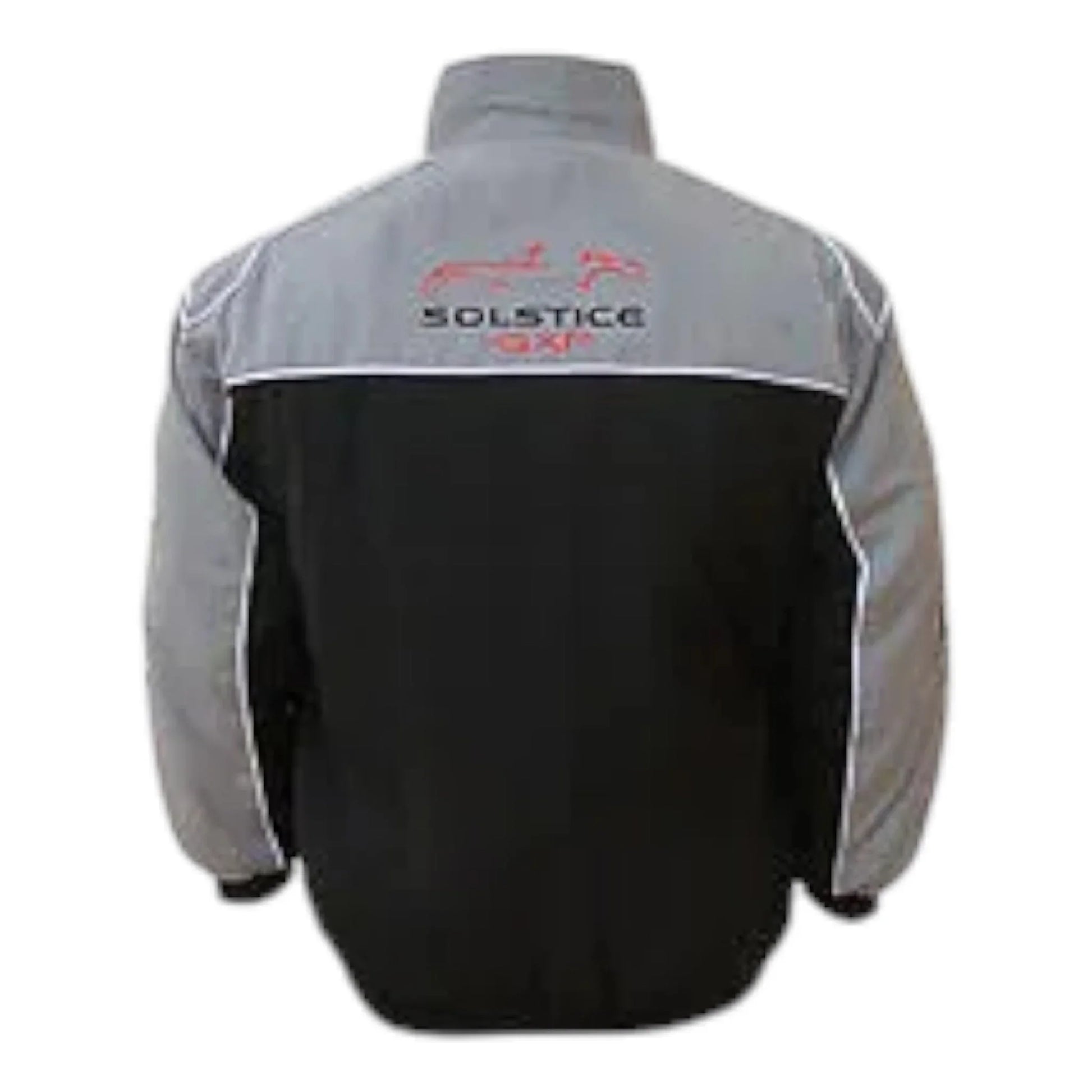 Pontiac Solstice GXP Racing Jacket Light Gray and Black - F1 Vintage Racewear