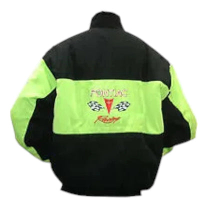 Pontiac Racing Jacket Green and Black