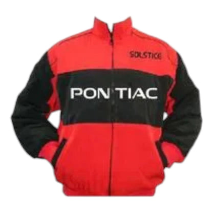 Pontiac Solstice Racing Jacket Black with Red