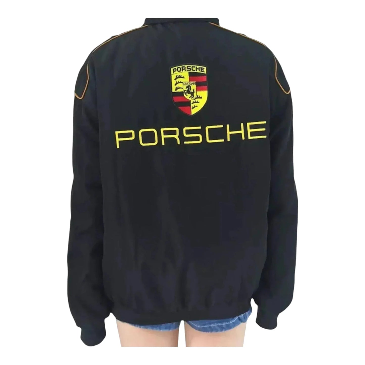 Porsche Formula 1 Racing Embroidered Bomber Jacket - F1 Vintage Racewear