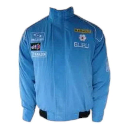 Renault F1 Racing Jacket Light Blue - F1 Vintage Racewear