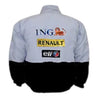 Renault ING F1 Racing Jacket Black and White - Vintage F1 Racewear