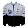 Renault ING F1 Racing Jacket Black and White - Vintage F1 Racewear