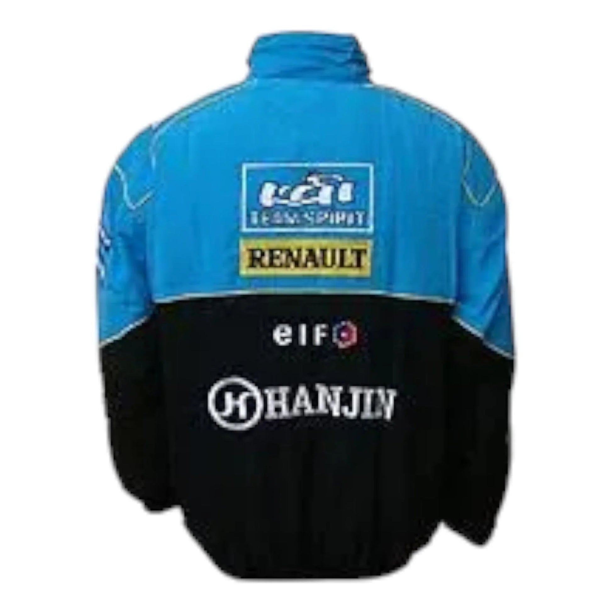 Renault Telefonica F1 Racing Jacket Blue and Black - F1 Vintage Racewear