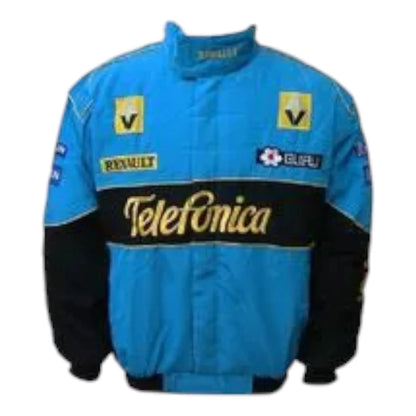 Renault Telefonica F1 Racing Jacket Blue and Black