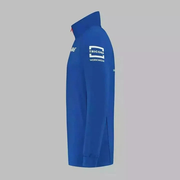 Haas Racing F1 2022 Men's Team Fitted 1/4 Zip Sweatshirt - F1 Vintage Racewear
