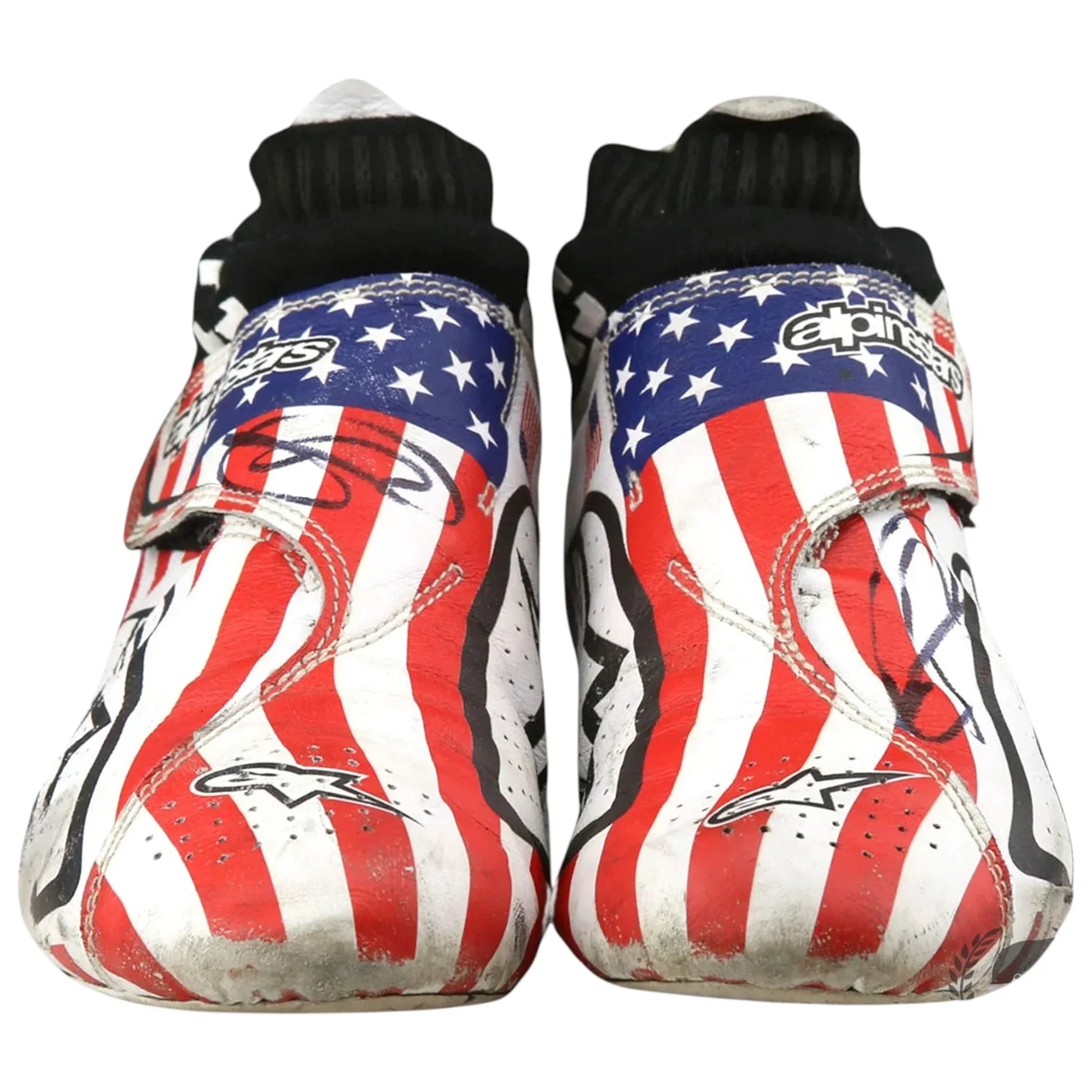 Romain Grosjean Signed Andretti Autosport IndyCar Boots