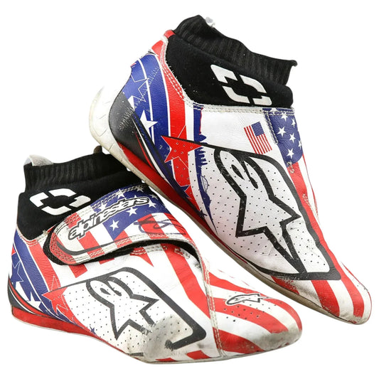 Romain Grosjean Signed Andretti Autosport IndyCar Boots