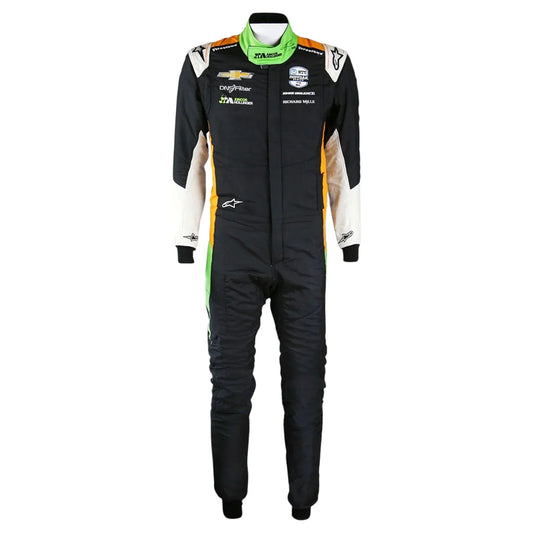 Romain Grosjean Signed IndyCar Suit - 2024 Juncos Hollinger Racing