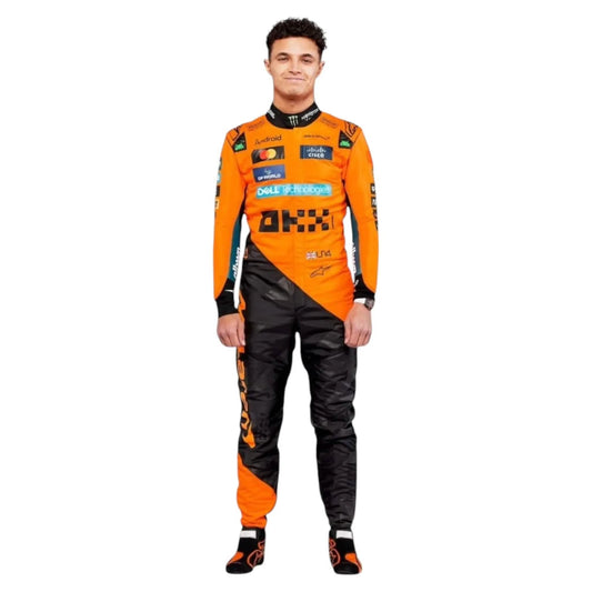 2025 Lando Norris New Race Suit Formula 1 Team McLaren - F1 Vintage Racewear