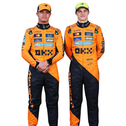 2025 Lando Norris New Race Suit Formula 1 Team McLaren - F1 Vintage Racewear