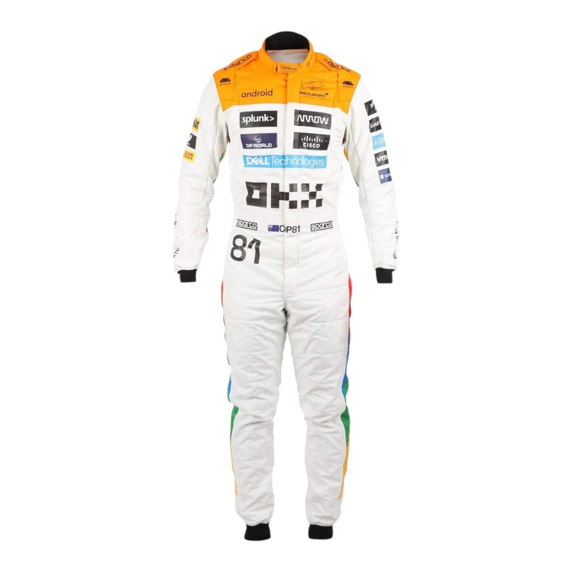 Oscar Piastri Race Suit 2023 Silverstone GP McLaren Formula 1 Team - F1 Vintage Racewear