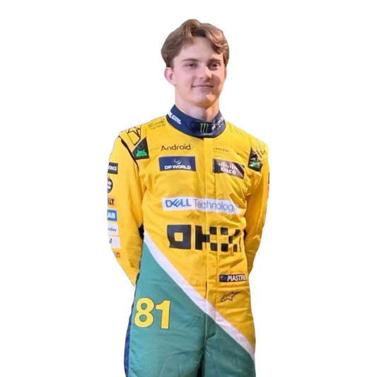 Oscar Piastri 2024 McLaren Monaco GP F1 Team Racing Suit Replica - F1 Vintage Racewear