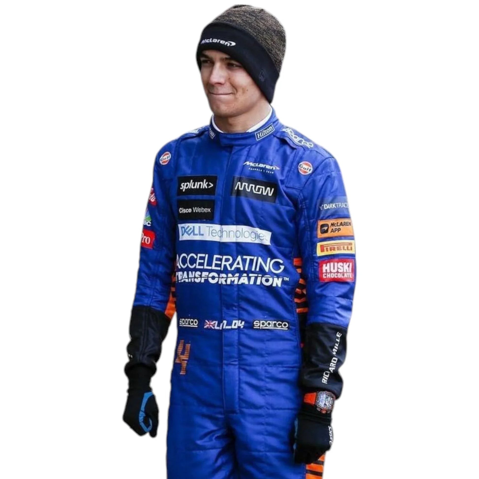2021 Lando Norris McLaren Formula 1 Team Race Suit - F1 Vintage Racewear
