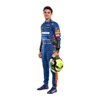 2021 Lando Norris Official McLaren F1 Promo Suit - F1 Vintage Racewear
