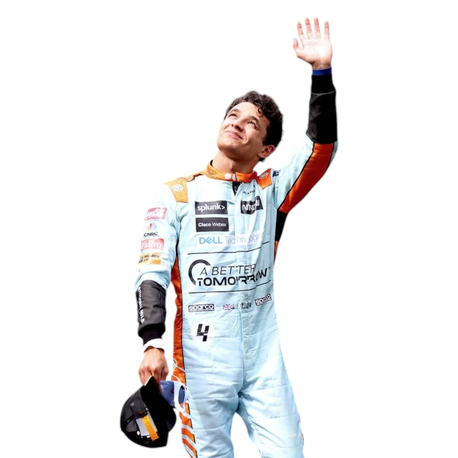 2021 Lando Norris McLaren F1 Race Suit - Monaco GP - F1 Vintage Racewear