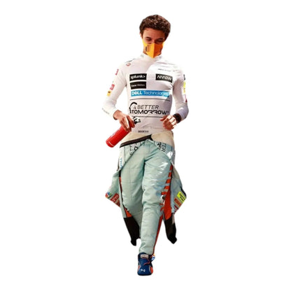 2021 Lando Norris McLaren F1 Race Suit - Monaco GP - F1 Vintage Racewear