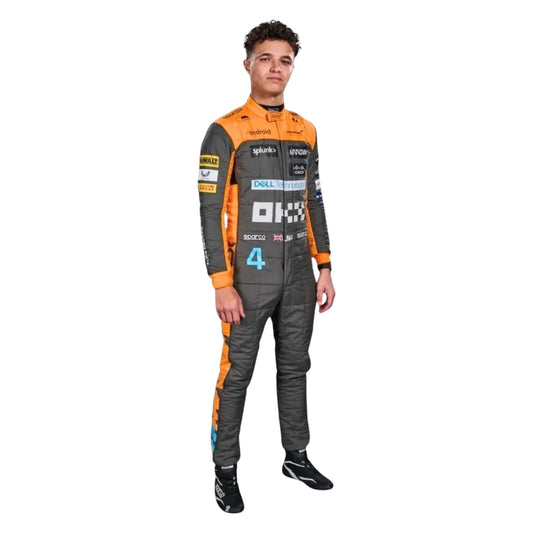 2023 Lando Norris McLaren F1 Team Replica Racing Suit - F1 Vintage Racewear
