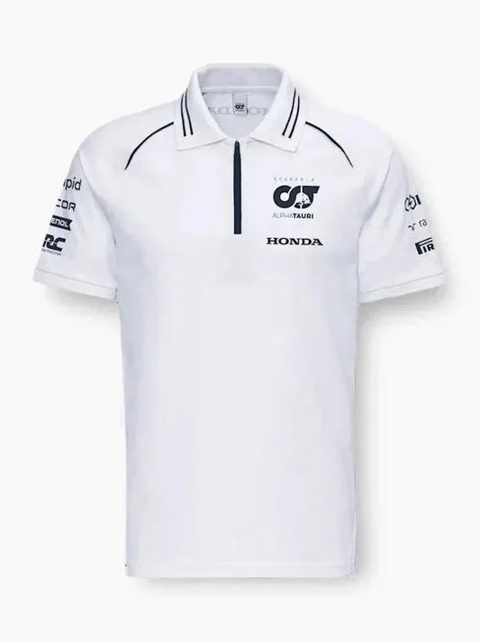 Scuderia AlphaTauri F1 2023 Men's Team Polo Shirt - Navy/White