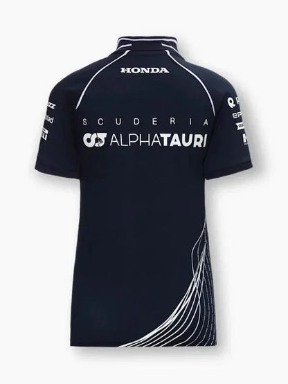 Scuderia AlphaTauri F1 2023 Women's Team Polo Shirt - Navy
